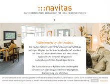 Tablet Screenshot of navitas-ggmbh.de
